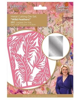 Crafter's Companion Bohemian Collection Wild Feathers Die (S-BOH-MD-WIFE)