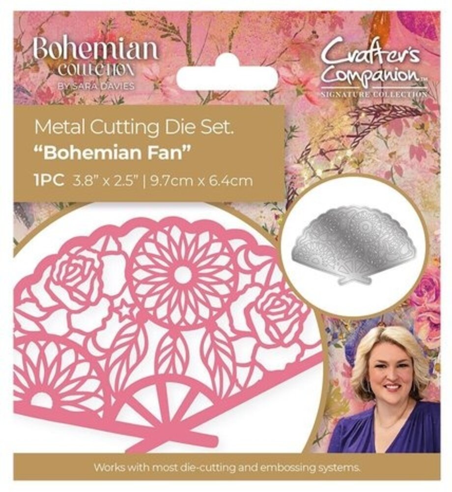 Crafter's Companion Bohemian Collection Bohemian Fan Die (S-BOH-MD-BOFA) Crafter's Companion Bohemian Collection Bohemian Fan Die (S-BOH-MD-BOFA)