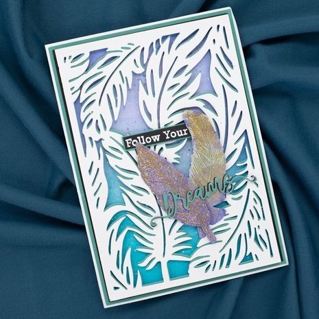 Crafter's Companion Bohemian Collection Stamp & Die Heavenly Boho Feathers (S-BOH-STD-HBFE) Crafter's Companion Bohemian Collection Stamp & Die Heavenly Boho Feathers (S-BOH-STD-HBFE)