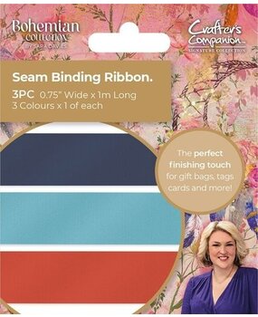 Crafter's Companion Bohemian Collection Seam Binding Ribbon (S-BOH-SBRIB)