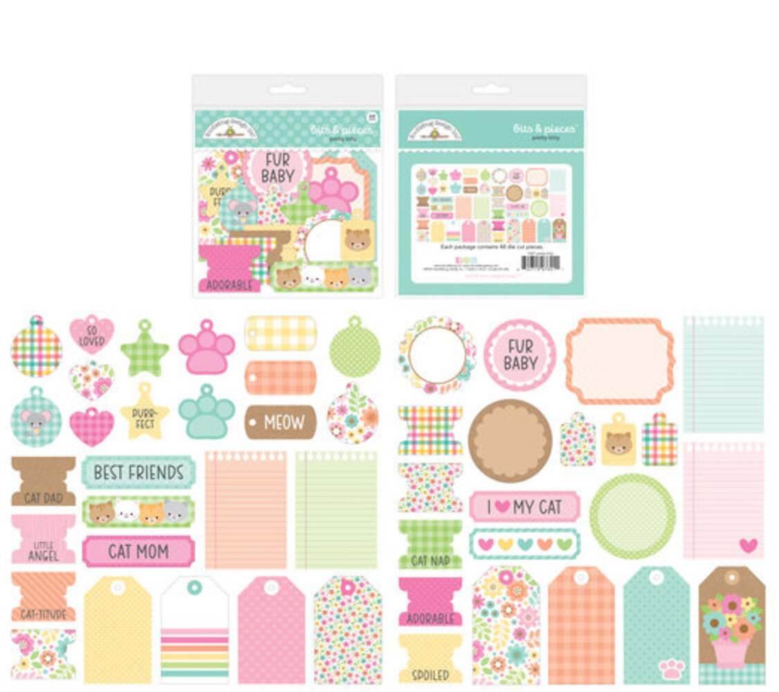 Doodlebug Design Inc. Pretty Kitty Bits & Pieces (7621) Doodlebug Design Inc. Pretty Kitty Bits & Pieces (7621)