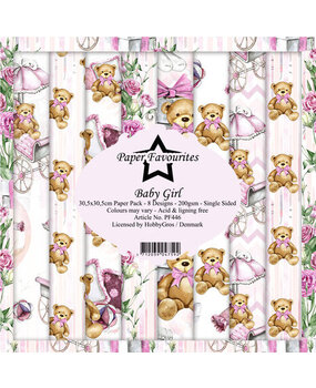 Paper Favourites Baby Girl 12x12 Inch Paper Pack (PF446) Paper Favourites Baby Girl 12x12 Inch Paper Pack (PF446)