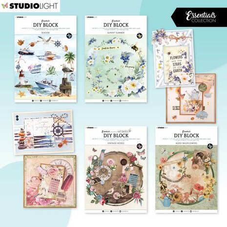 Studio Light Seaside A4 DIY Block (SL-ES-DCB42)