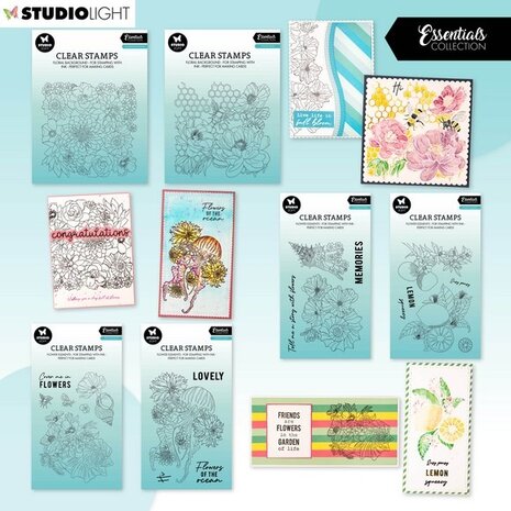 Studio Light Essentials Clear Stamp Flower Stories (SL-ES-STAMP426) Studio Light Essentials Clear Stamp Flower Stories (SL-ES-STAMP426)