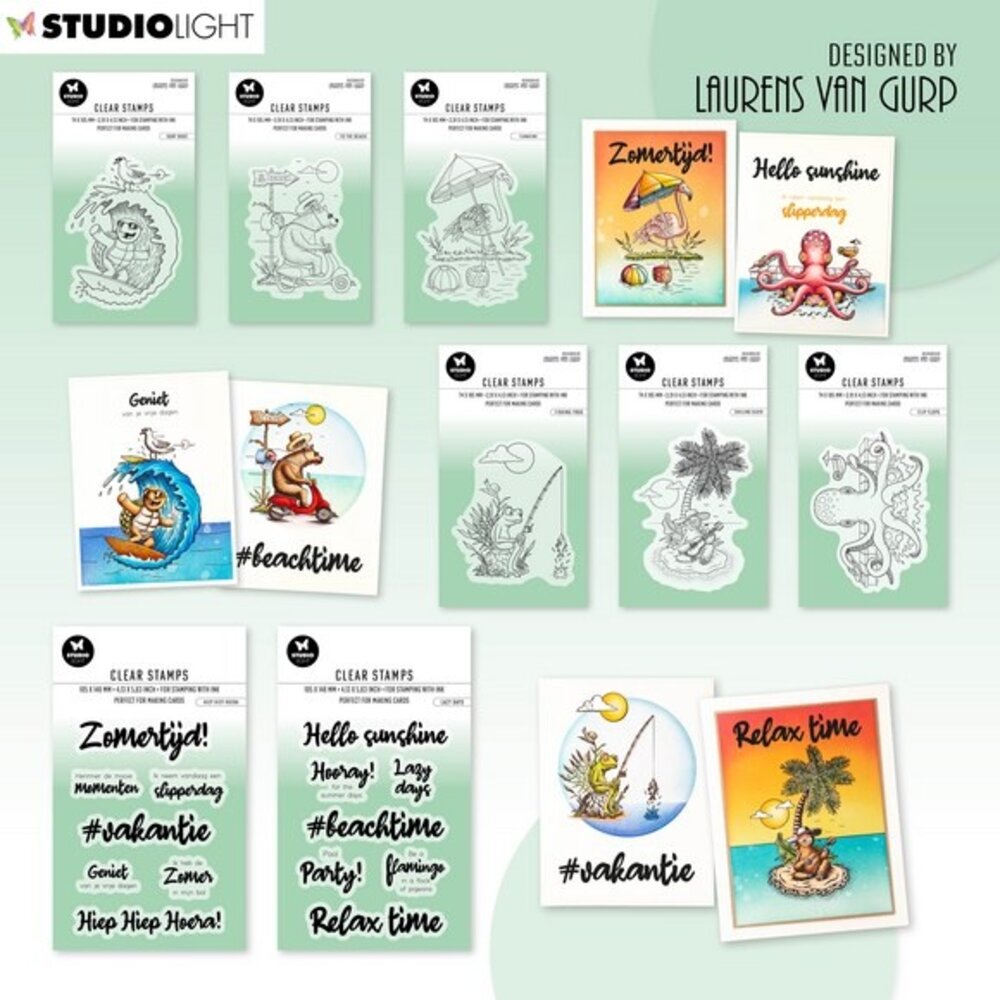 Studio Light Essentials Clear Stamp To the Beach (BL-ES-STAMP456)