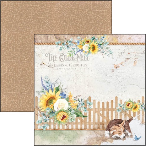 Ciao Bella Papercrafting Farmhouse Garden 12x12 Inch Paper Pad (CBPM063)