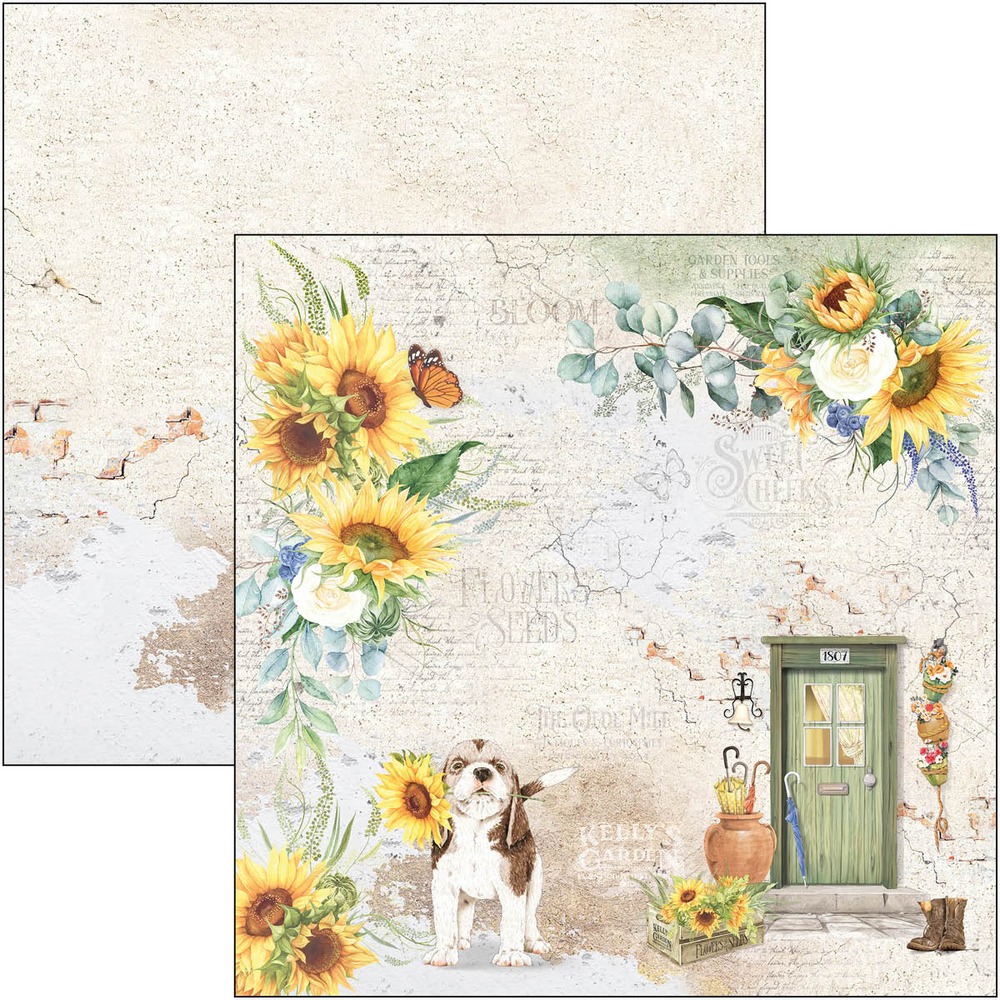 Ciao Bella Papercrafting Farmhouse Garden 12x12 Inch Paper Pad (CBPM063)