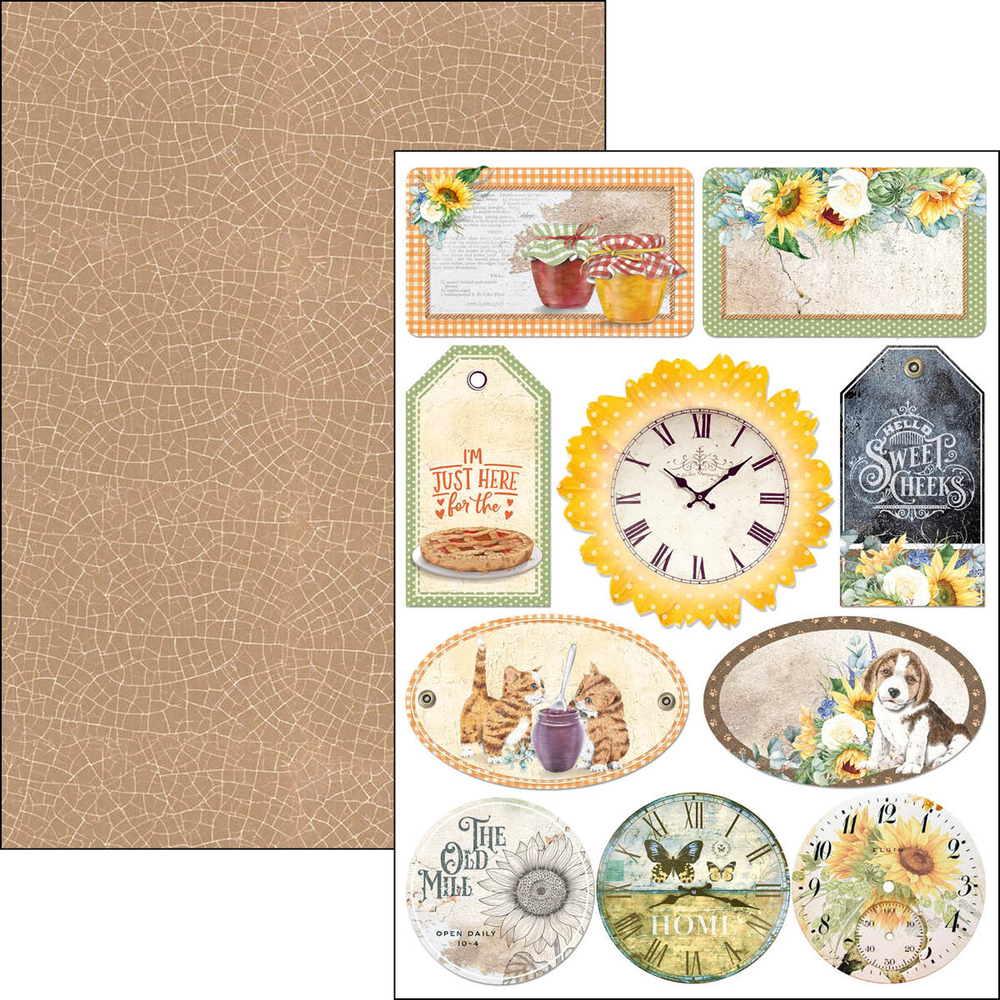 Ciao Bella Papercrafting Farmhouse Garden A4 Creative Pad (CBCL063)