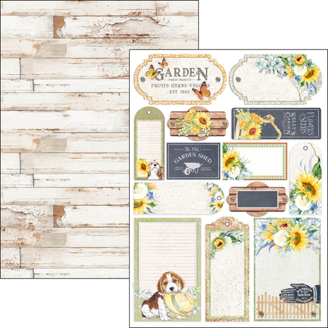 Ciao Bella Papercrafting Farmhouse Garden A4 Creative Pad (CBCL063)