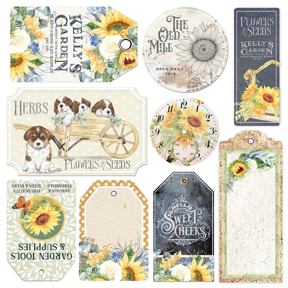 Ciao Bella Papercrafting Farmhouse Garden 6x6 Inch Vellum Paper (CBVQ003)