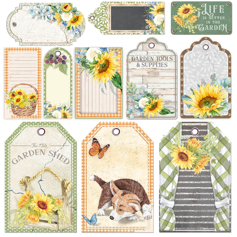 Ciao Bella Papercrafting Farmhouse Garden 6x6 Inch Vellum Paper (CBVQ003)