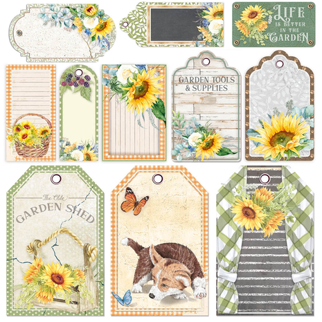 Ciao Bella Papercrafting Farmhouse Garden 6x6 Inch Vellum Paper (CBVQ003)