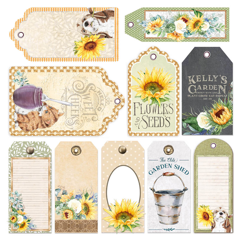 Ciao Bella Papercrafting Farmhouse Garden 6x6 Inch Vellum Paper (CBVQ003)