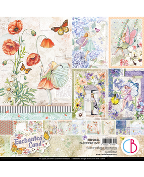 Ciao Bella Papercrafting Enchanted Land 12x12 Inch Paper Pad (CBPM064)