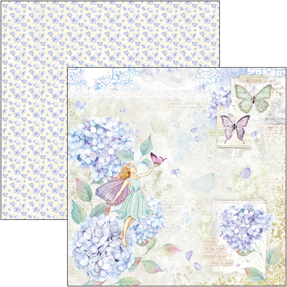 Ciao Bella Papercrafting Enchanted Land 12x12 Inch Paper Pad (CBPM064)