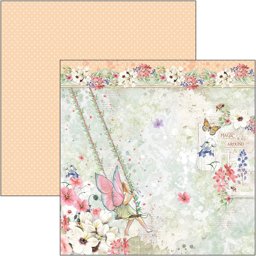 Ciao Bella Papercrafting Enchanted Land 12x12 Inch Paper Pad (CBPM064)