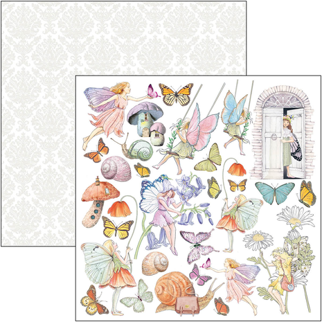 Ciao Bella Papercrafting Enchanted Land 12x12 Inch Paper Pad (CBPM064)