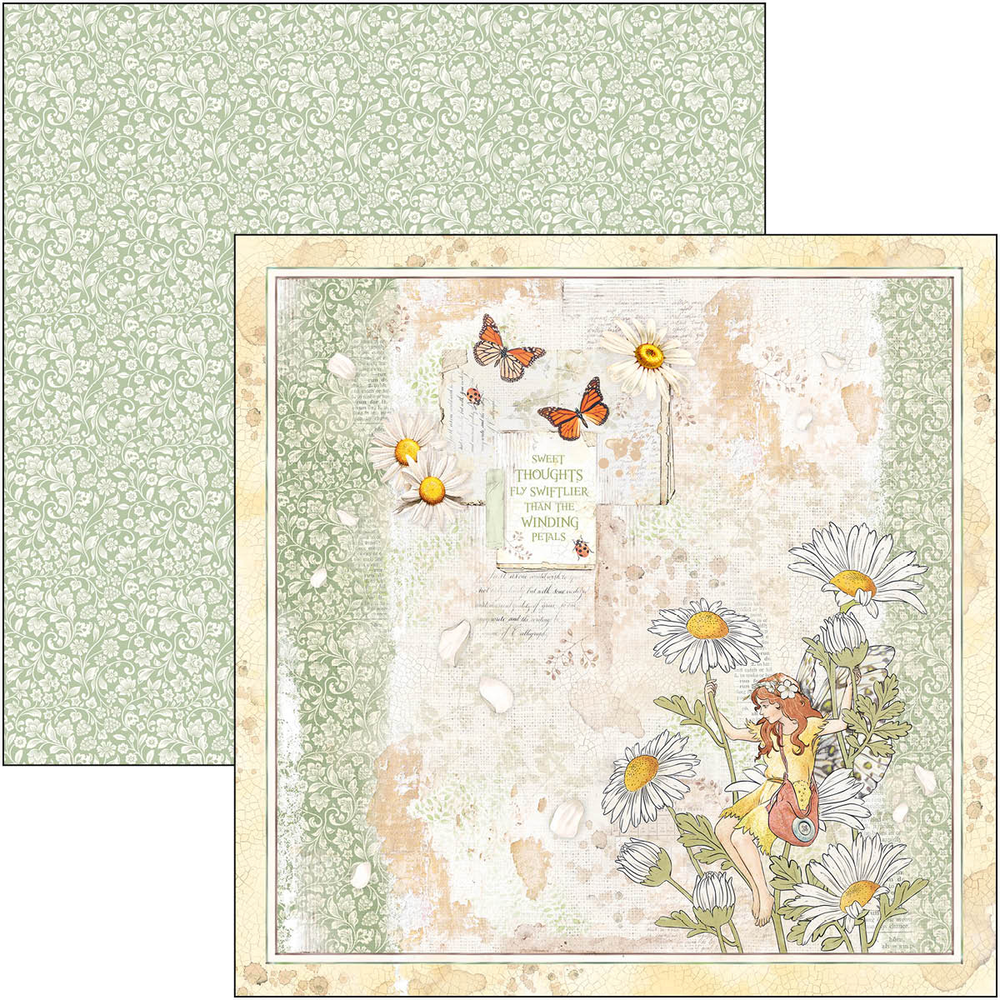 Ciao Bella Papercrafting Enchanted Land 12x12 Inch Paper Pad (CBPM064)