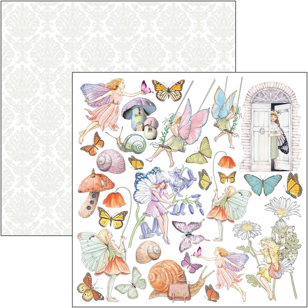 Ciao Bella Papercrafting Enchanted Land 8x8 Inch Paper Pad (CBH064)