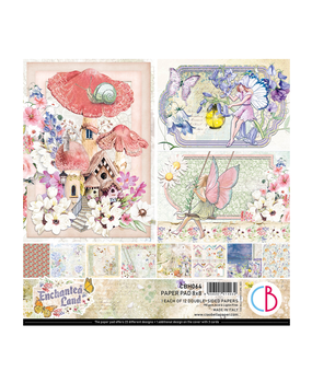 Ciao Bella Papercrafting Enchanted Land 8x8 Inch Paper Pad (CBH064)