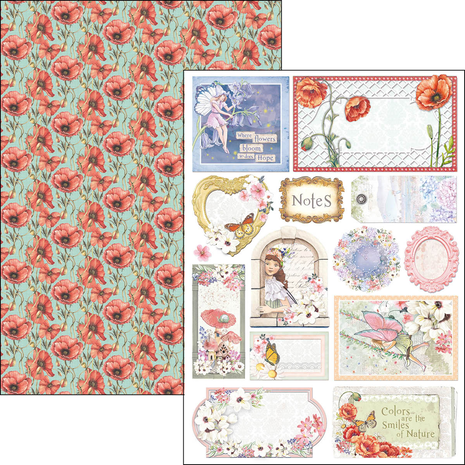 Ciao Bella Papercrafting Enchanted Land A4 Creative Pad (CBCL064) Ciao Bella Papercrafting Enchanted Land A4 Creative Pad (CBCL064)