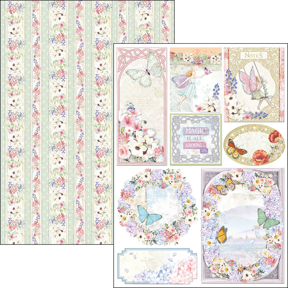 Ciao Bella Papercrafting Enchanted Land A4 Creative Pad (CBCL064) Ciao Bella Papercrafting Enchanted Land A4 Creative Pad (CBCL064)