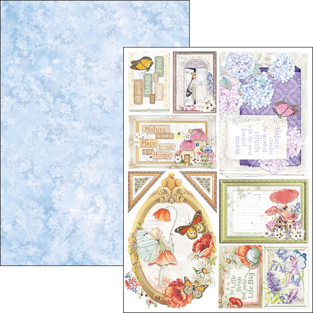 Ciao Bella Papercrafting Enchanted Land A4 Creative Pad (CBCL064) Ciao Bella Papercrafting Enchanted Land A4 Creative Pad (CBCL064)