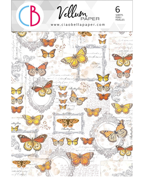 Ciao Bella Papercrafting Enchanted Land A4 Vellum Paper (CBV004) Ciao Bella Papercrafting Enchanted Land A4 Vellum Paper (CBV004)