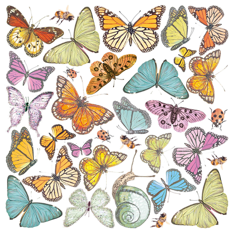 Ciao Bella Papercrafting Enchanted Land 6x6 Inch Vellum Paper (CBVQ004) Ciao Bella Papercrafting Enchanted Land 6x6 Inch Vellum Paper (CBVQ004)