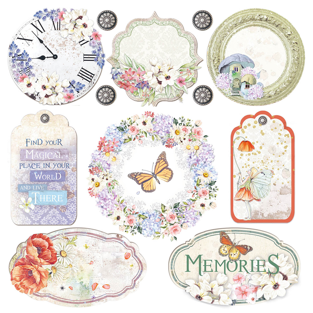 Ciao Bella Papercrafting Enchanted Land 6x6 Inch Vellum Paper (CBVQ004) Ciao Bella Papercrafting Enchanted Land 6x6 Inch Vellum Paper (CBVQ004)