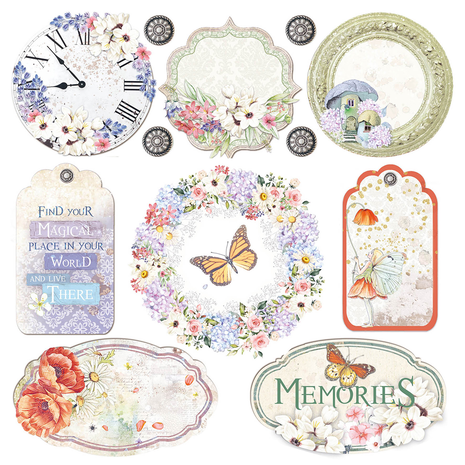 Ciao Bella Papercrafting Enchanted Land 6x6 Inch Vellum Paper (CBVQ004) Ciao Bella Papercrafting Enchanted Land 6x6 Inch Vellum Paper (CBVQ004)