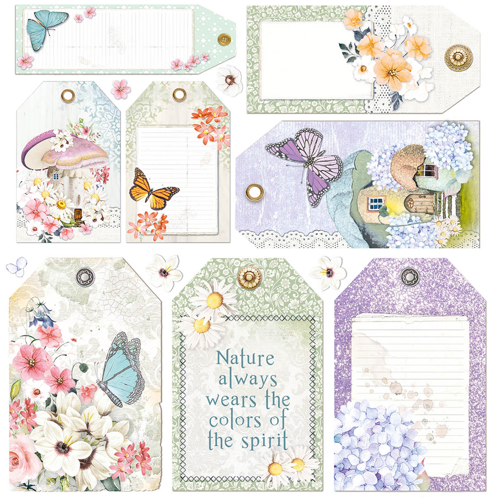 Ciao Bella Papercrafting Enchanted Land 6x6 Inch Vellum Paper (CBVQ004) Ciao Bella Papercrafting Enchanted Land 6x6 Inch Vellum Paper (CBVQ004)