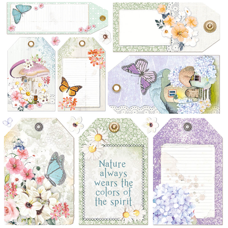 Ciao Bella Papercrafting Enchanted Land 6x6 Inch Vellum Paper (CBVQ004) Ciao Bella Papercrafting Enchanted Land 6x6 Inch Vellum Paper (CBVQ004)