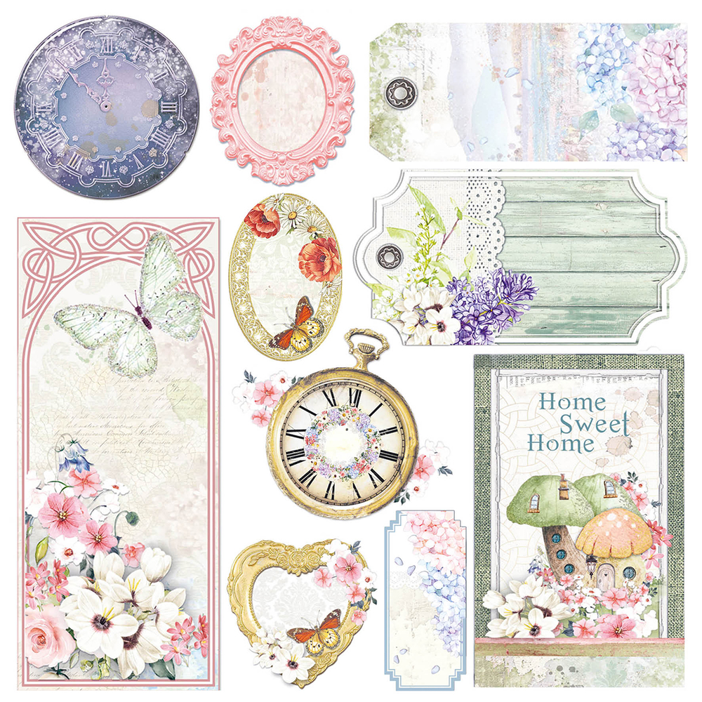 Ciao Bella Papercrafting Enchanted Land 6x6 Inch Vellum Paper (CBVQ004) Ciao Bella Papercrafting Enchanted Land 6x6 Inch Vellum Paper (CBVQ004)