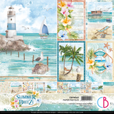 Ciao Bella Papercrafting Summer Breeze 12x12 Inch Paper Pad (CBPM065)