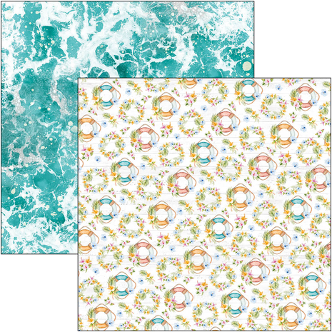 Ciao Bella Papercrafting Summer Breeze 12x12 Inch Paper Pad (CBPM065) Ciao Bella Papercrafting Summer Breeze 12x12 Inch Paper Pad (CBPM065)