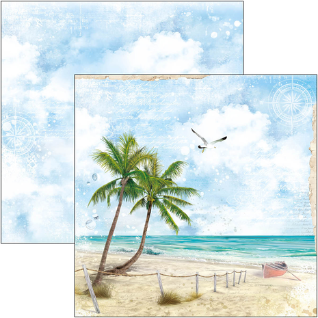 Ciao Bella Papercrafting Summer Breeze 12x12 Inch Paper Pad (CBPM065) Ciao Bella Papercrafting Summer Breeze 12x12 Inch Paper Pad (CBPM065)