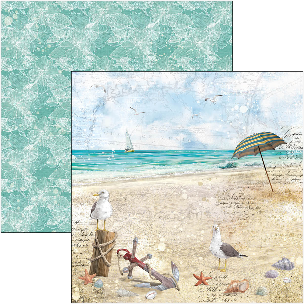 Ciao Bella Papercrafting Summer Breeze 12x12 Inch Paper Pad (CBPM065) Ciao Bella Papercrafting Summer Breeze 12x12 Inch Paper Pad (CBPM065)