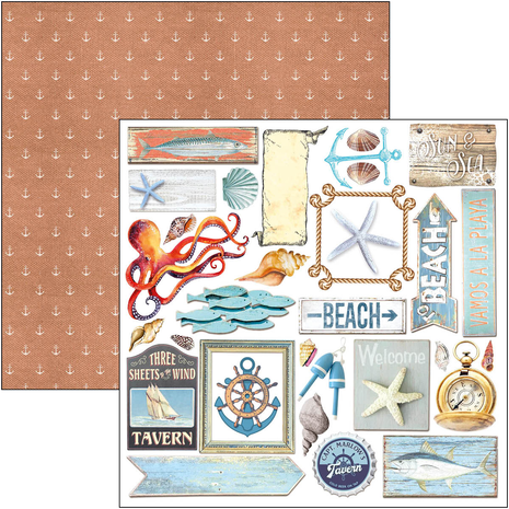 Ciao Bella Papercrafting Summer Breeze 6x6 Inch Paper Pad (CBQE065) Ciao Bella Papercrafting Summer Breeze 6x6 Inch Paper Pad (CBQE065)