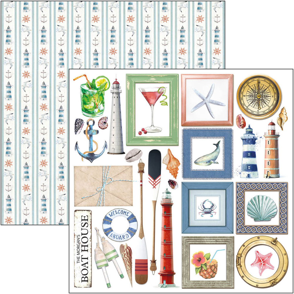 Ciao Bella Papercrafting Summer Breeze 6x6 Inch Paper Pad (CBQE065) Ciao Bella Papercrafting Summer Breeze 6x6 Inch Paper Pad (CBQE065)