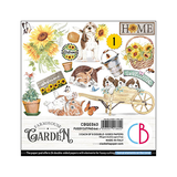 Ciao Bella Papercrafting Farmhouse Garden 6x6 Inch Paper Pad (CBQE063)