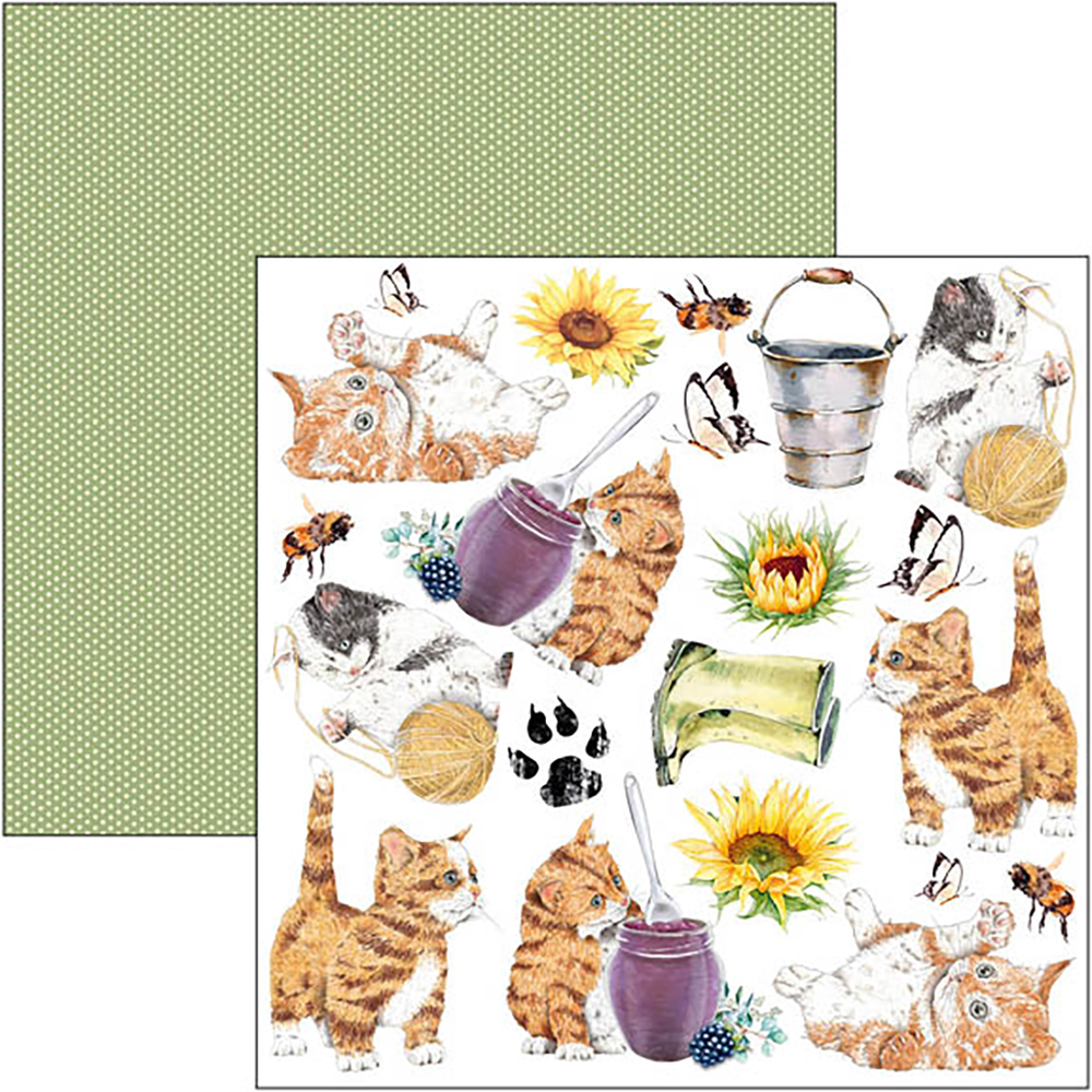 Ciao Bella Papercrafting Farmhouse Garden 6x6 Inch Paper Pad (CBQE063)