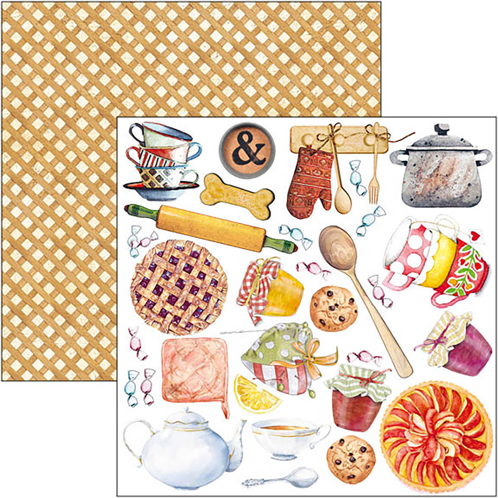 Ciao Bella Papercrafting Farmhouse Garden 6x6 Inch Paper Pad (CBQE063)