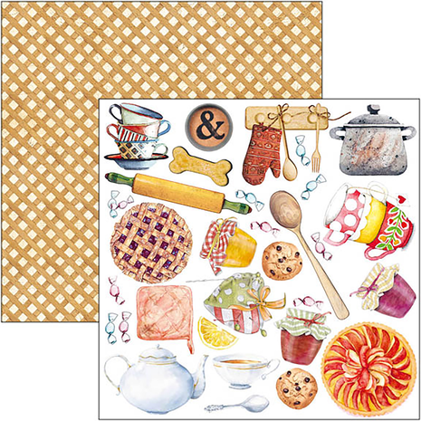 Ciao Bella Papercrafting Farmhouse Garden 6x6 Inch Paper Pad (CBQE063)