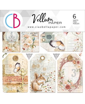 Ciao Bella Papercrafting Reign of Grace 6x6 Inch Vellum Paper (CBVQ001)