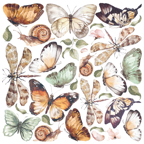 Ciao Bella Papercrafting Reign of Grace 6x6 Inch Vellum Paper (CBVQ001)