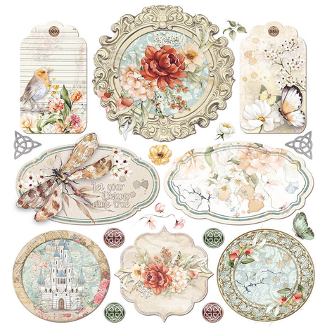 Ciao Bella Papercrafting Reign of Grace 6x6 Inch Vellum Paper (CBVQ001)