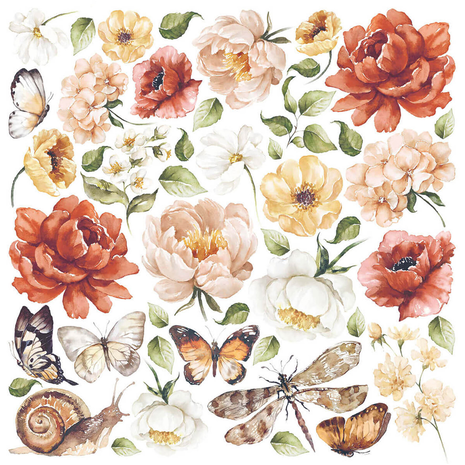 Ciao Bella Papercrafting Reign of Grace 6x6 Inch Vellum Paper (CBVQ001)