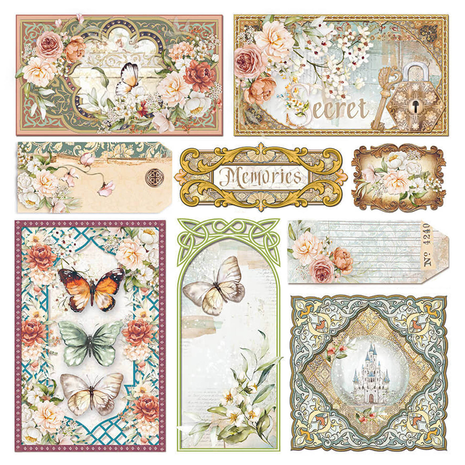 Ciao Bella Papercrafting Reign of Grace 6x6 Inch Vellum Paper (CBVQ001)