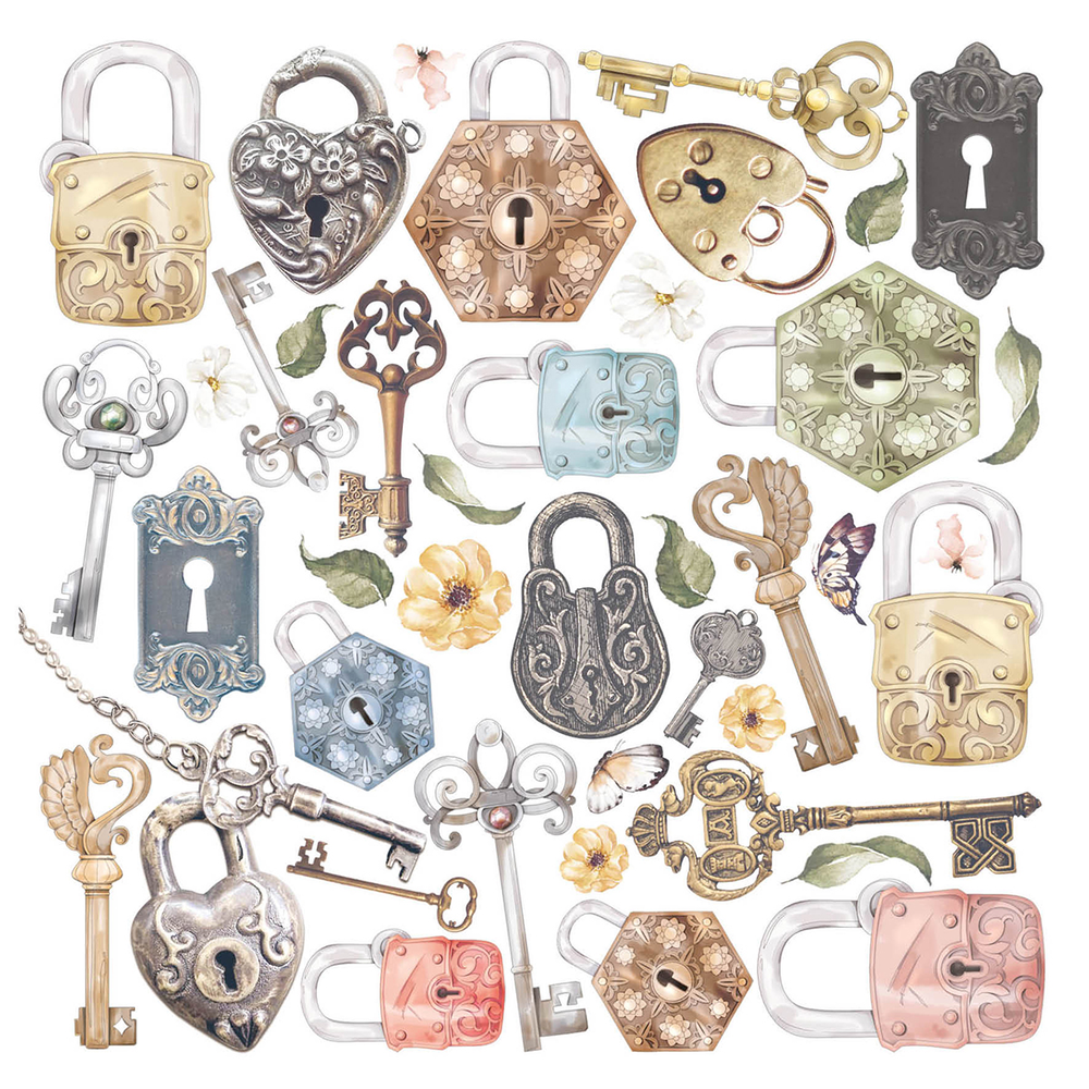 Ciao Bella Papercrafting Reign of Grace 6x6 Inch Vellum Paper (CBVQ001)